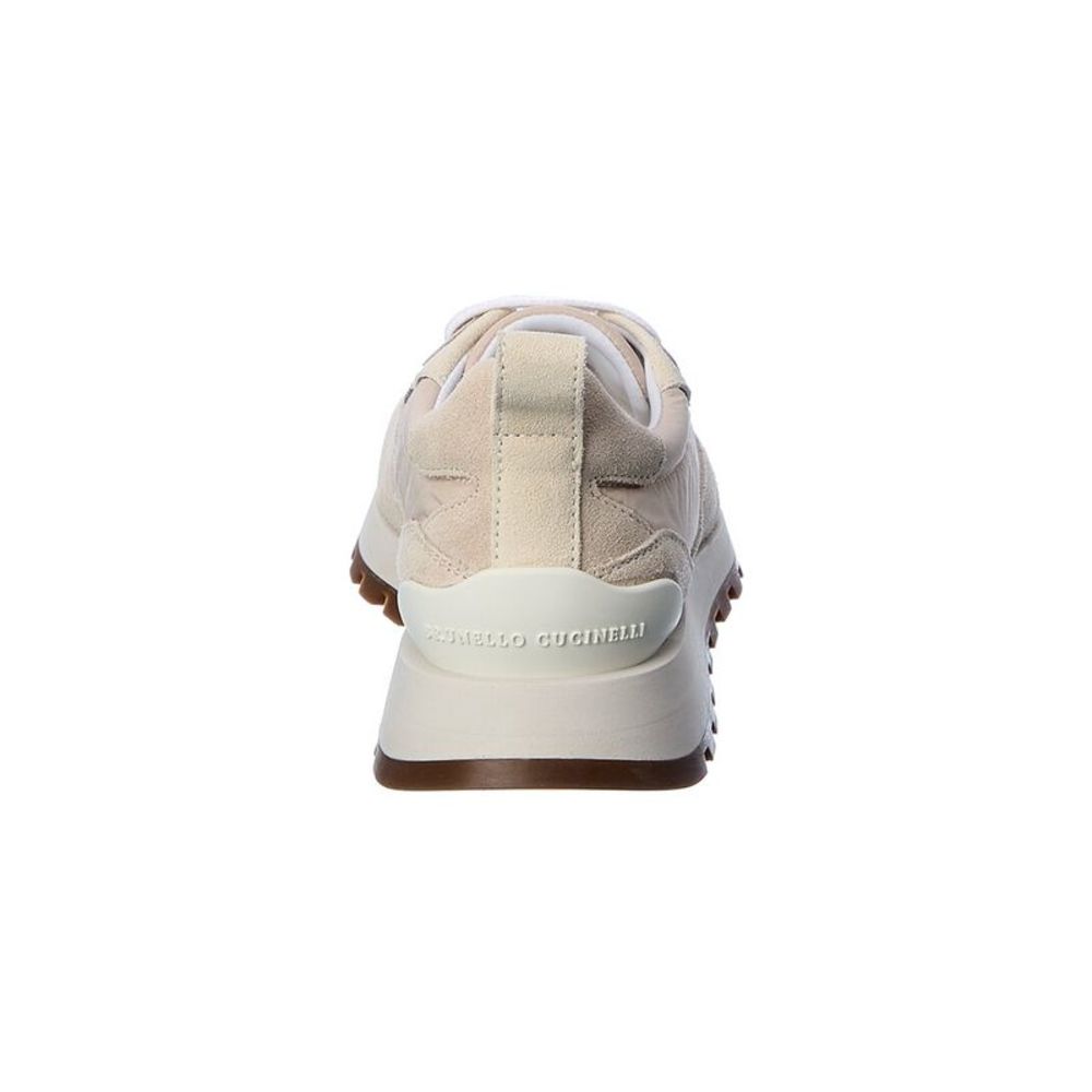 Brunello Cucinelli Runner Nylon & Suede Sneaker - Picture 3 of 5
